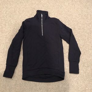 Lulu lemon quilted sweatshirt quarter zip